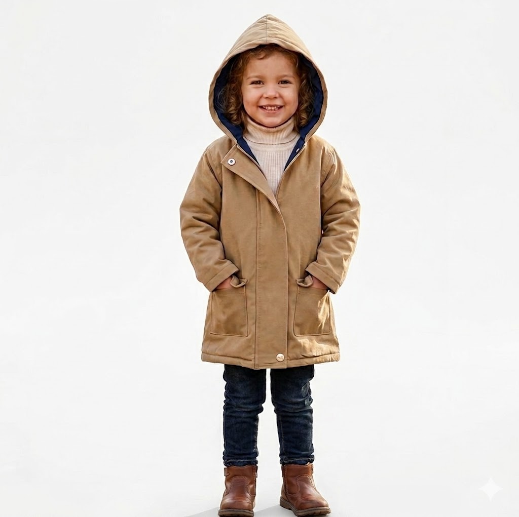 Andora Girls Plain Long Sleeve Jacket – Stylish Lightweight Casual Outerwear for Everyday Wear