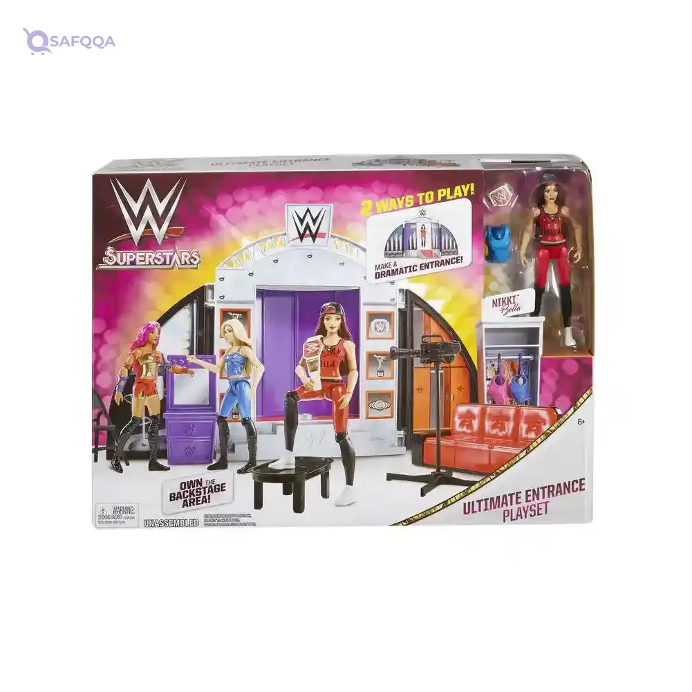 WWE Women Wrestling Action Figure Toy Set Multi Color