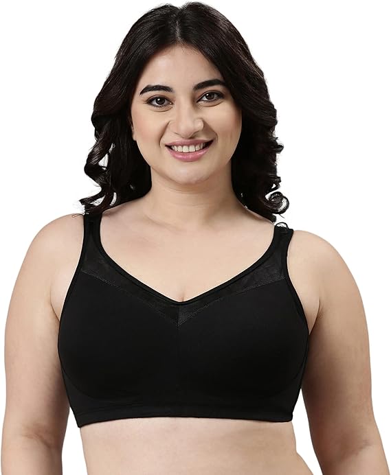 Enamor Women’s Padded Bra Black