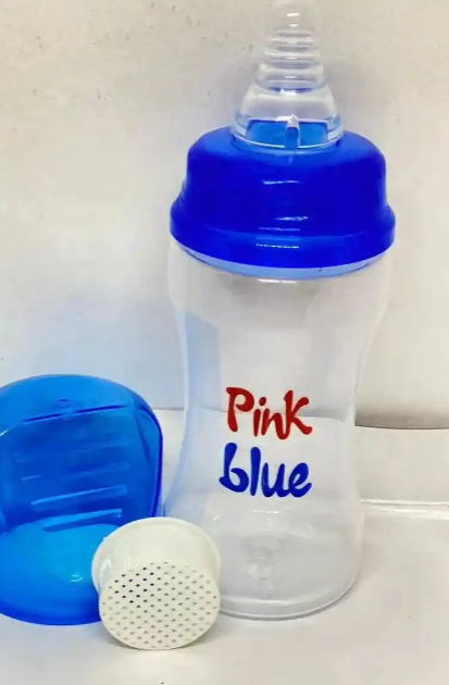 Pink Blue Baby Bottle