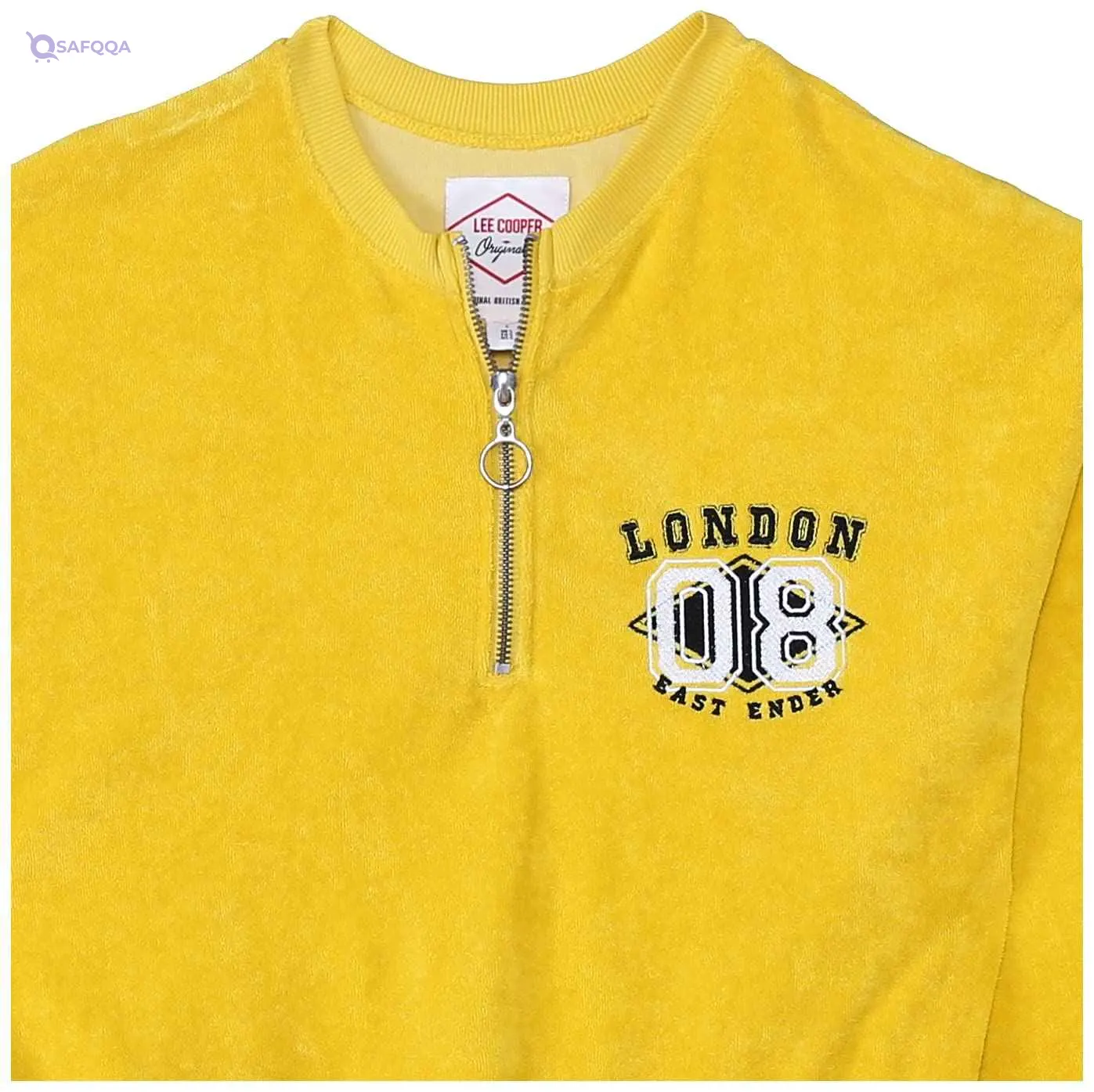 Lee Cooper Regular Sweatshirt with Half Zipper for Women