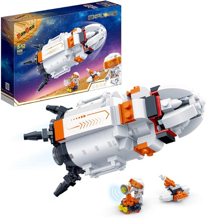 BanBao Hot Selling Space Exploration Shuttle Building Blocks Toy for Kids