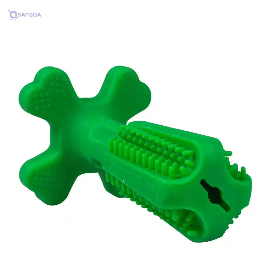 duvoplus Chew 'n Play Brush Dog Toy Size S Green