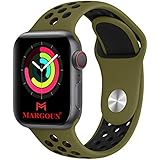 Breathable Silicone Smart Watch Strap with Perforated Design – Compatible with 42–44mm Smart Watches