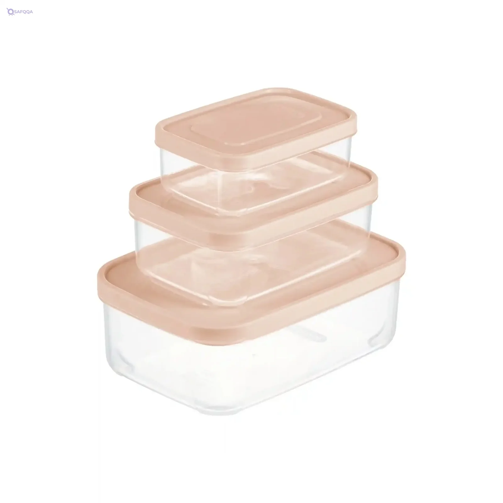 Inochi Food Storage Container Set 3 Piece 500/1000/2000ml Multi Color