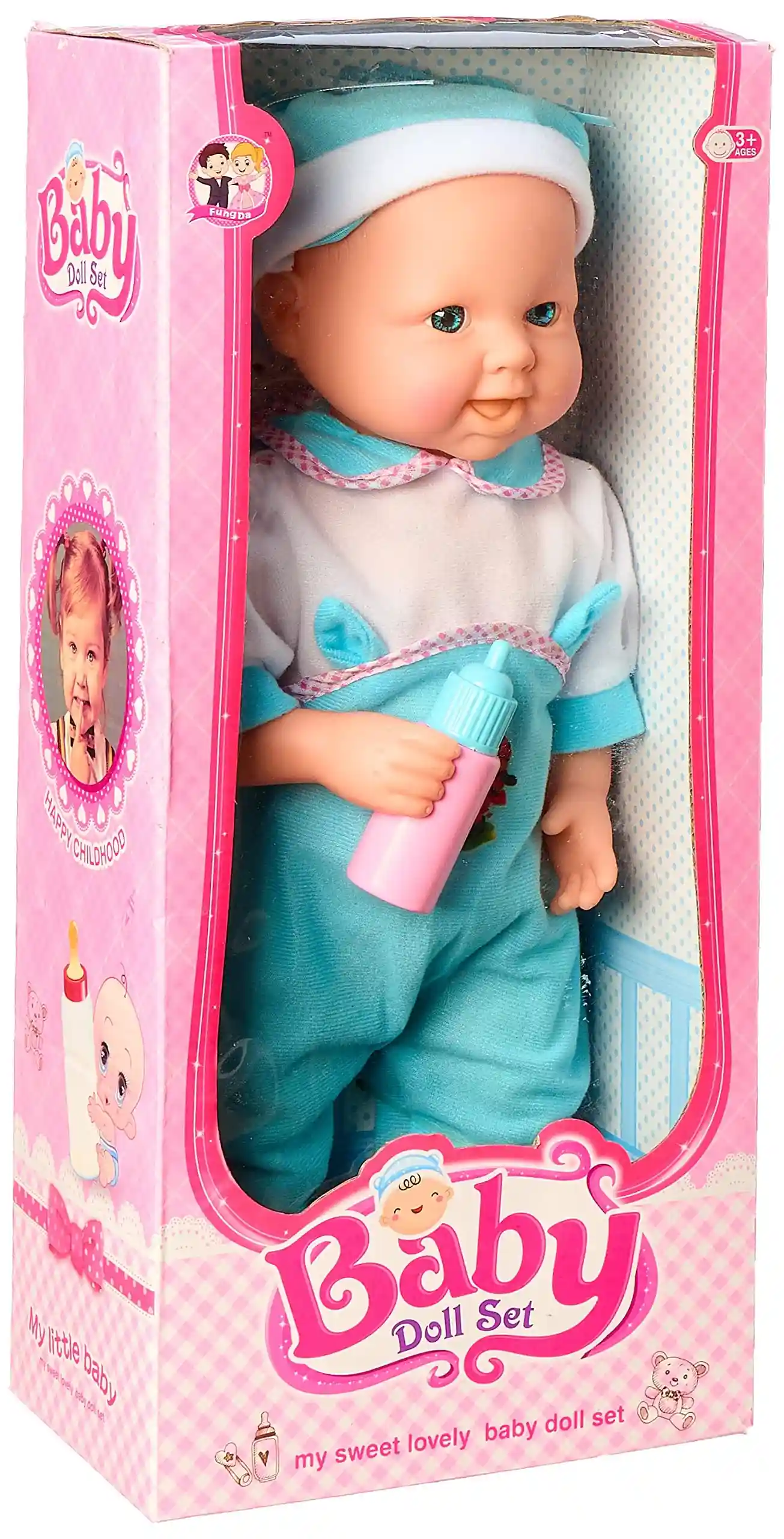 CAROL Baby Girl Doll Set 3 Years+ Playset for Kids