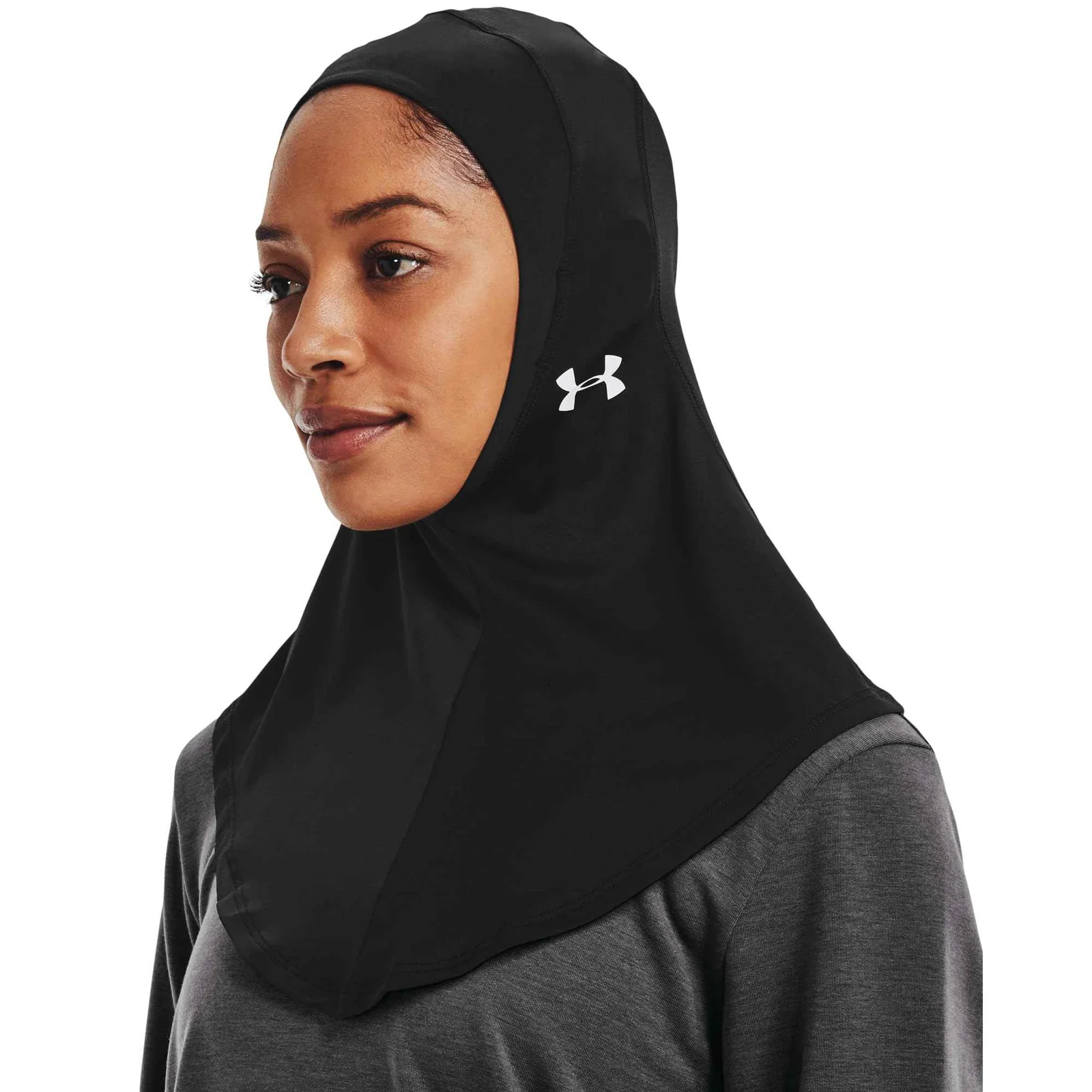 Under Armour Women Sport Hijab Black Breathable Training Wear