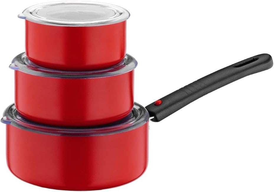 Non-Stick Food Container Set – 3 Pieces (Different Sizes)