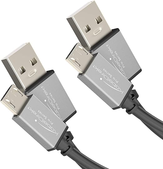 KabelDirekt PRO Series Micro USB Cable Set – 5 x 1m