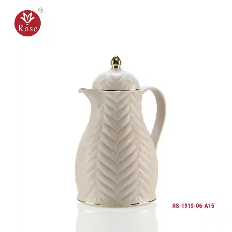 Rose Kitchen Thermos Model RS-1919-06-A15, SandStone Insulated Flask for Hot & Cold Beverages