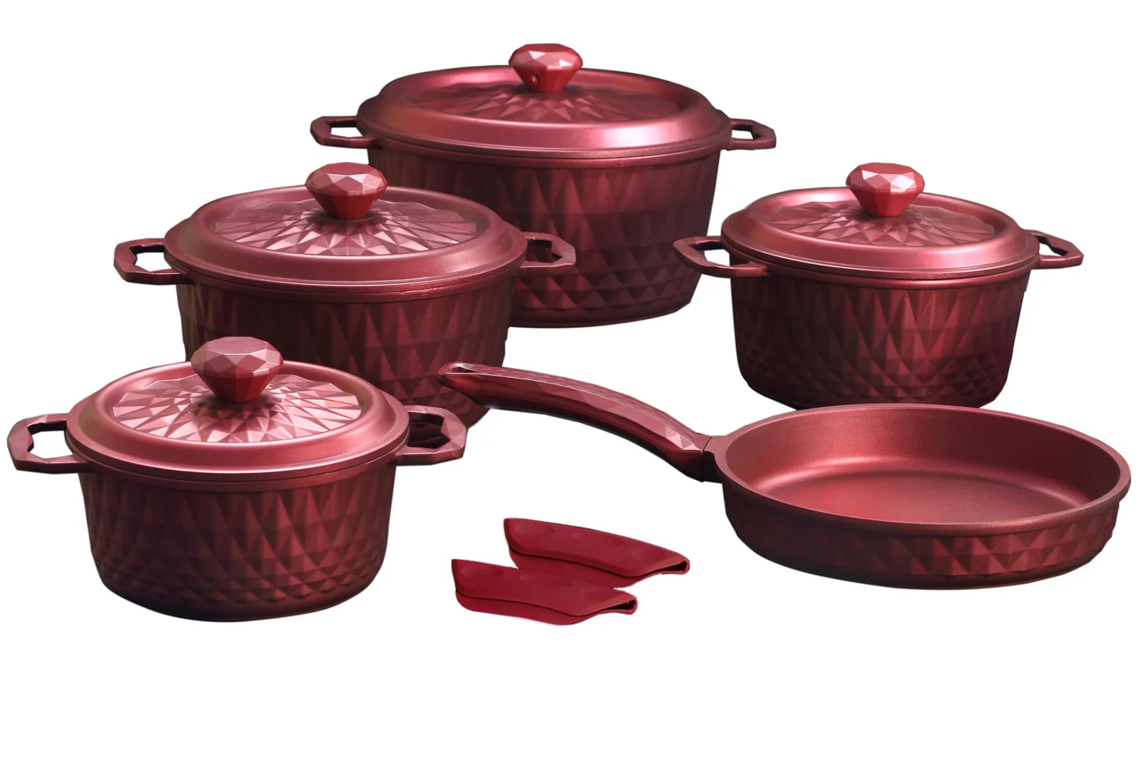 Circle Queen Die-Cast Granite 11-Piece Cookware Set Kitchenia