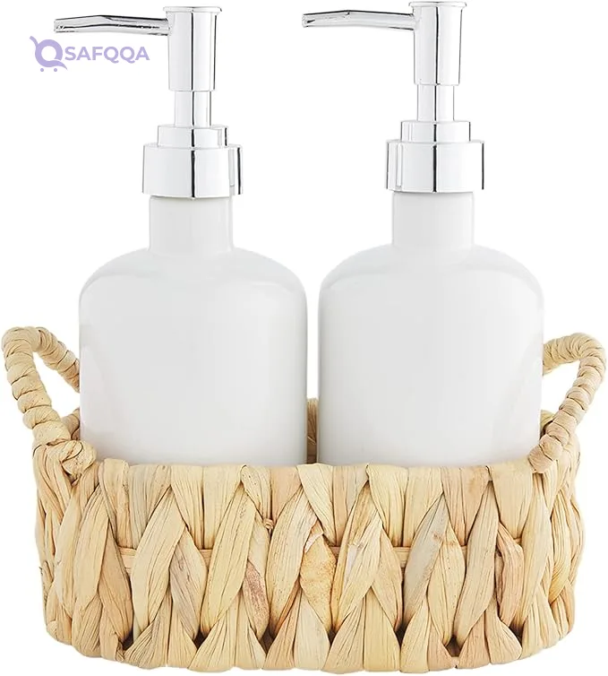 Mud Pie Soap Pump Set with Basket