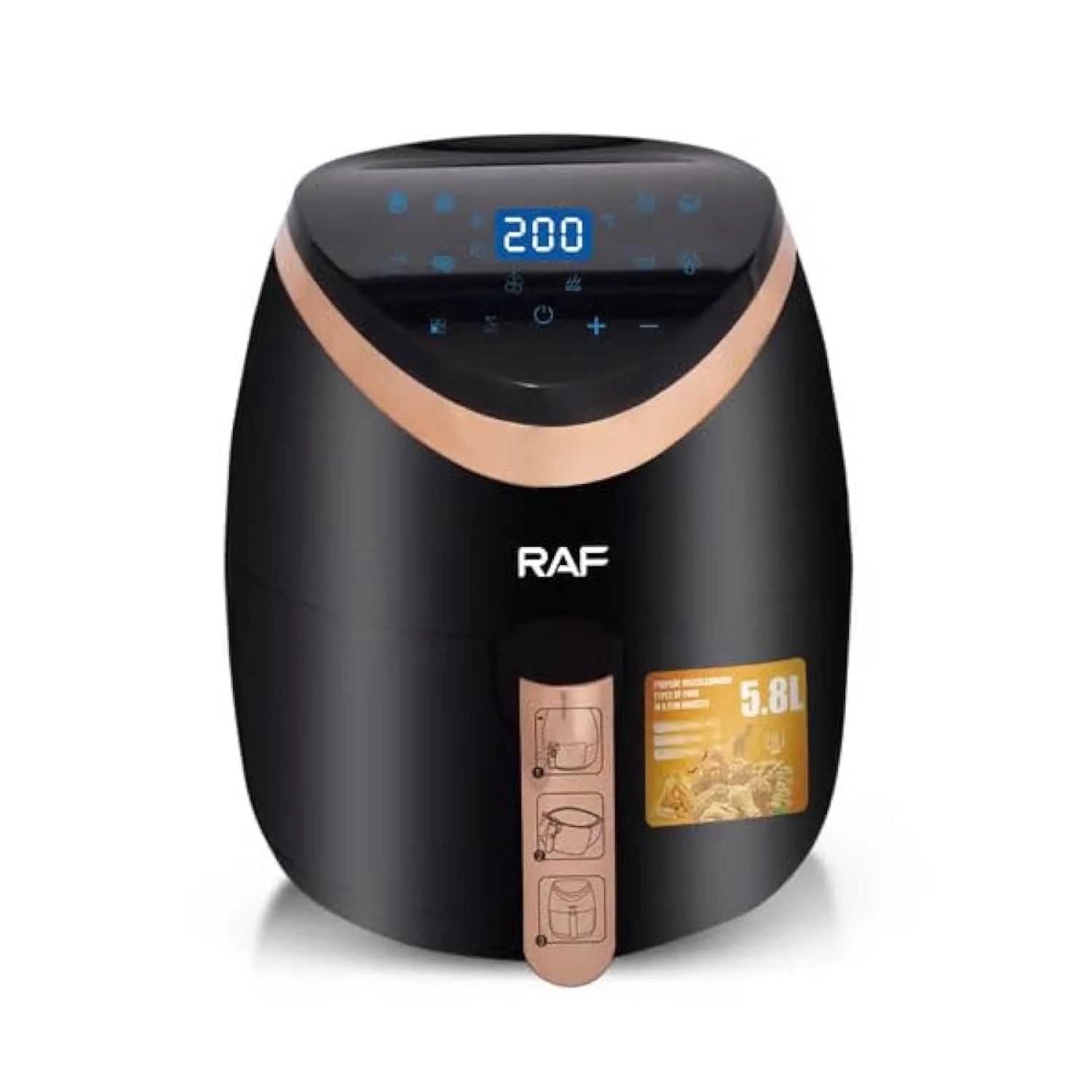 RAF Air Fryer 5.8L 1500W