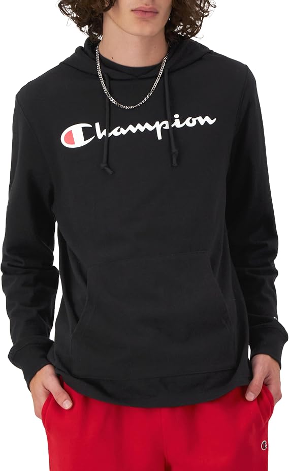 Champion Men’s Hoodie Soft and Comfortable Black