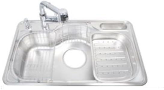 Coni Cotra PDS 850 Kitchen Sink with Drainage System – Korean Stainless Steel 85cm