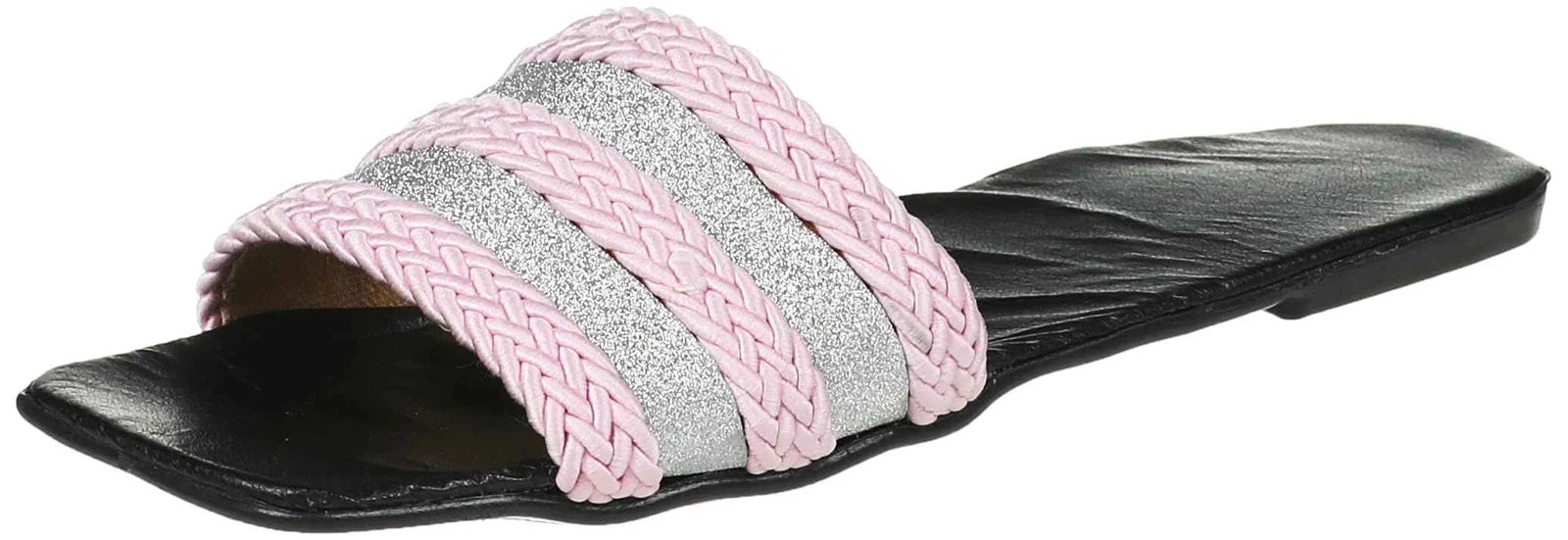 OX Faux Leather Rose Slides OX0010 for Women Comfortable Casual Slipper