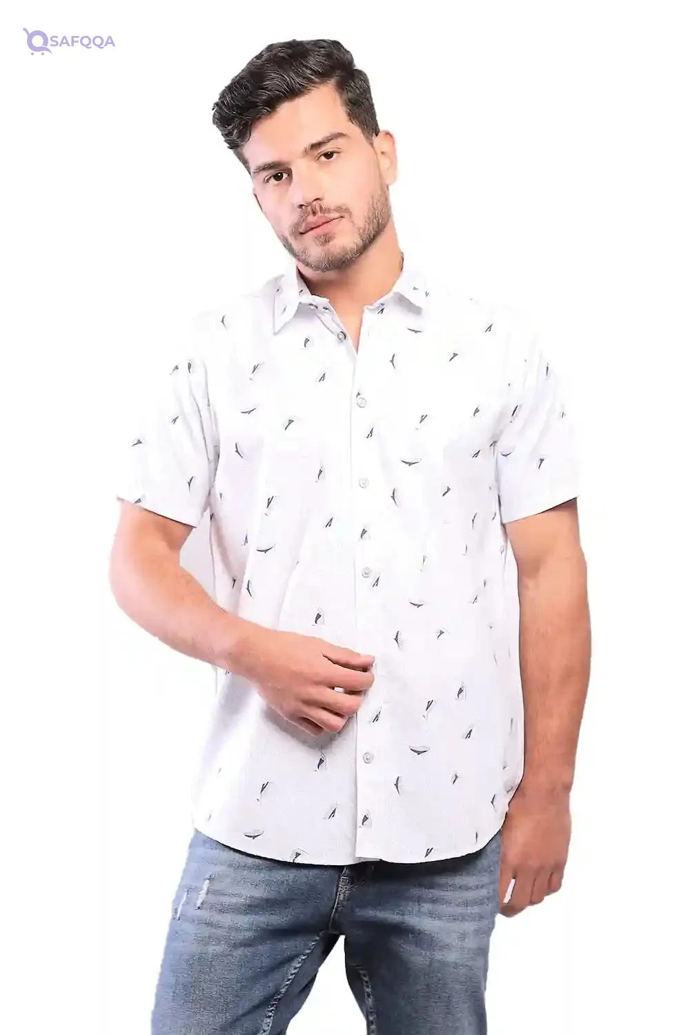 WHITE RABBIT Men’s Shirt – Comfortable Casual Shirt for Everyday Wear