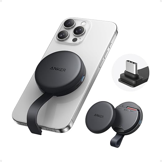Anker Magnetic Fast Charging Power Bank with Built-in USB-C Cable  (open box)