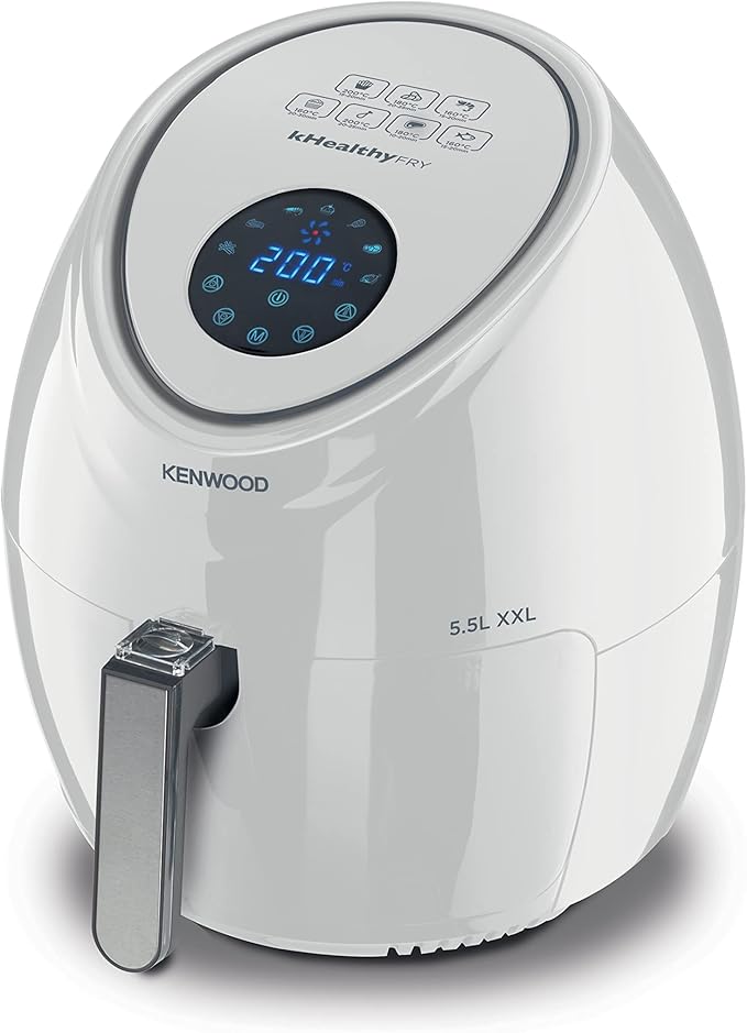 Kenwood Digital Air Fryer 5.5L 1800W HFP50.000WH White - With Scratches