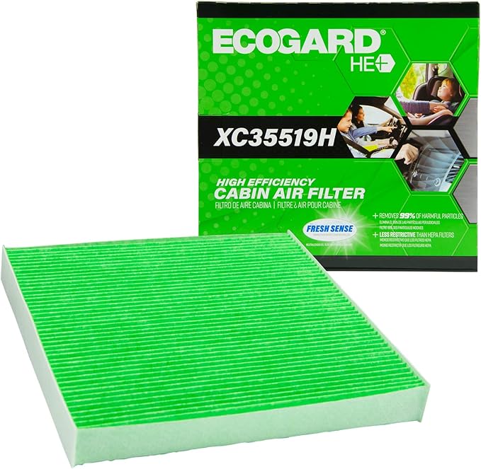 ECOGARD XC35519H High Efficiency Cabin Air Filter Green
