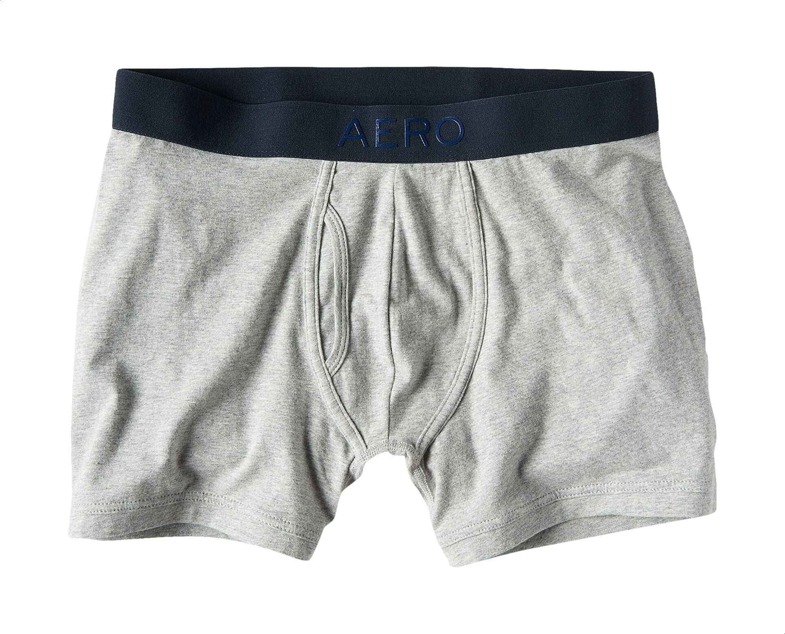 Aeropostale Men Boxer Comfortable Flexible Waistband Light Grey
