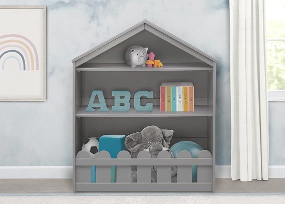Delta Children Serta Happy Home Kids Book Storage Bookcase
