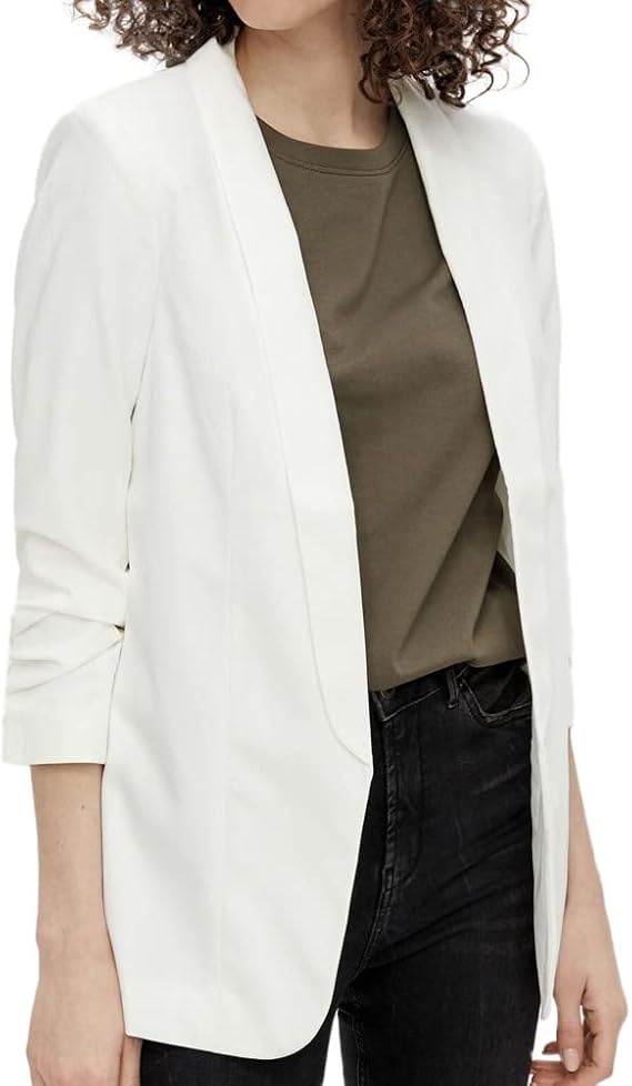 PIECES Women’s Blazer White