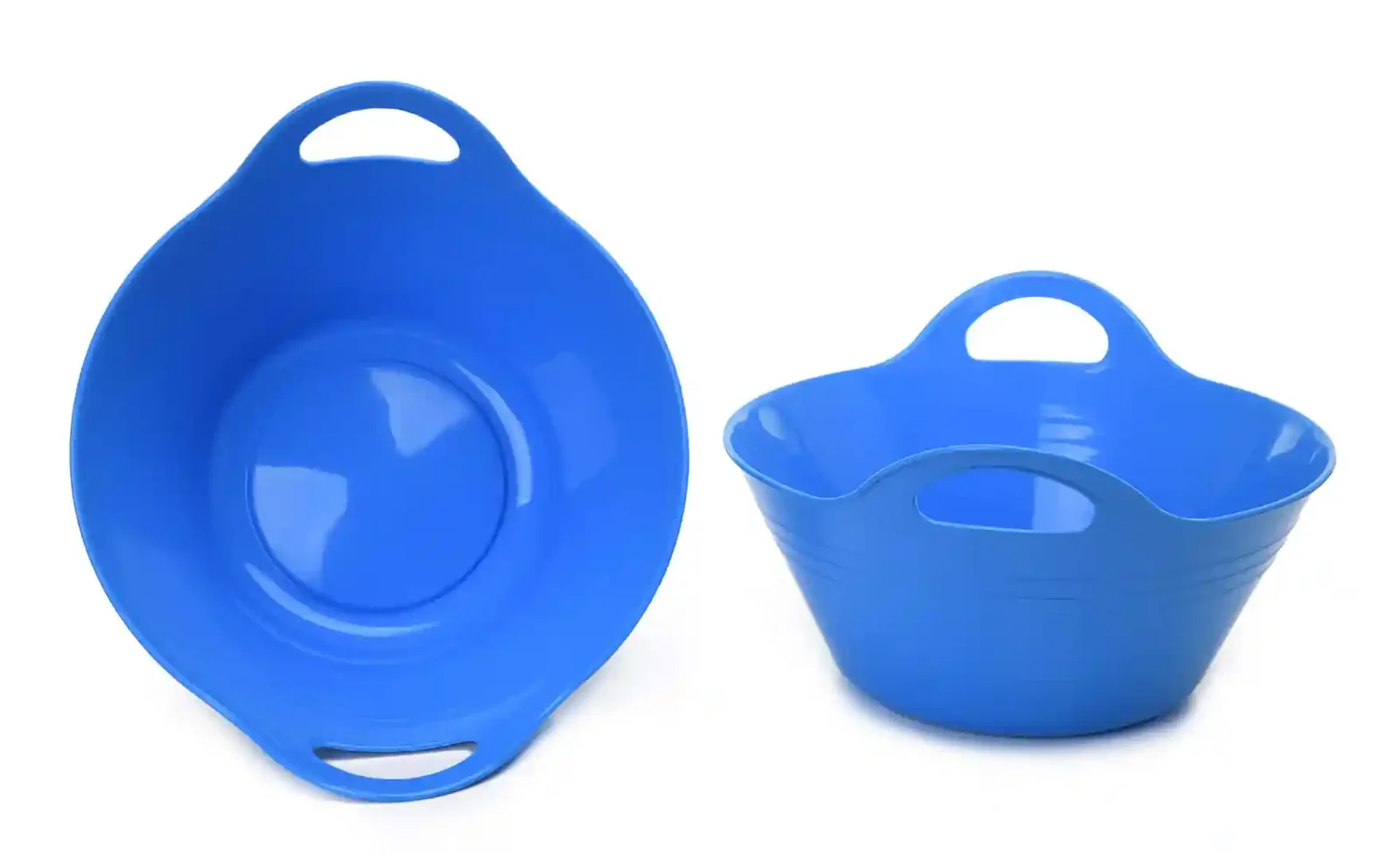 Mintra Home Deep Plastic Plate Set with Handles