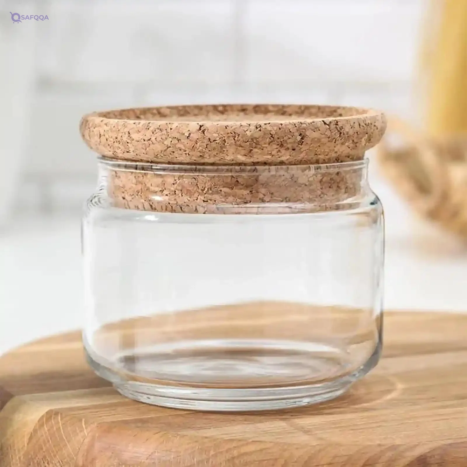 Luminarc Glass Jar with Cork Lid 1.5L Storage Container