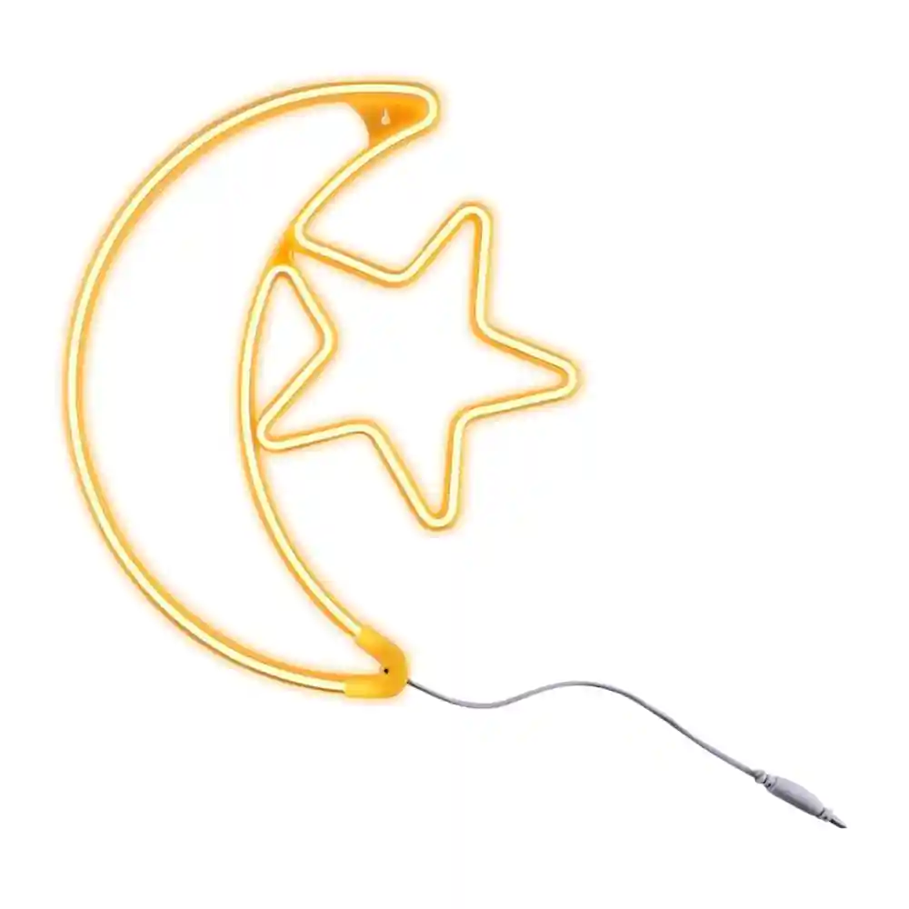 Hilalful Moon Star Decorative Light