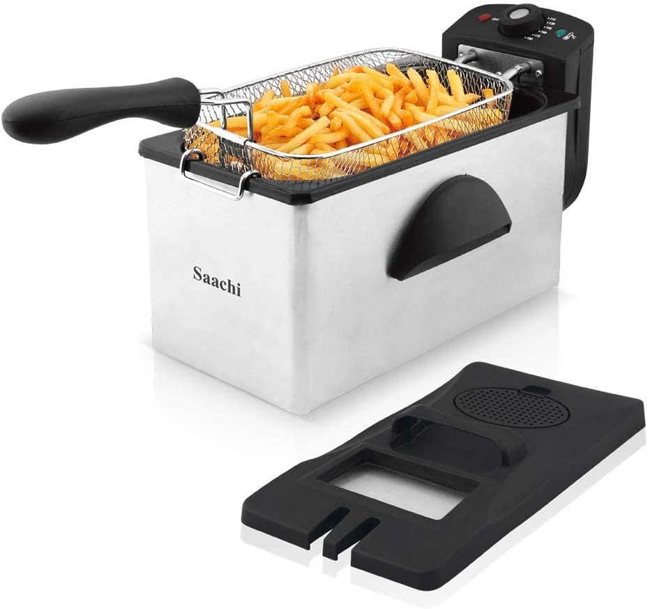 Saachi NL-DF-4751-ST 3L Deep Fryer Stainless Steel 2000W Silver