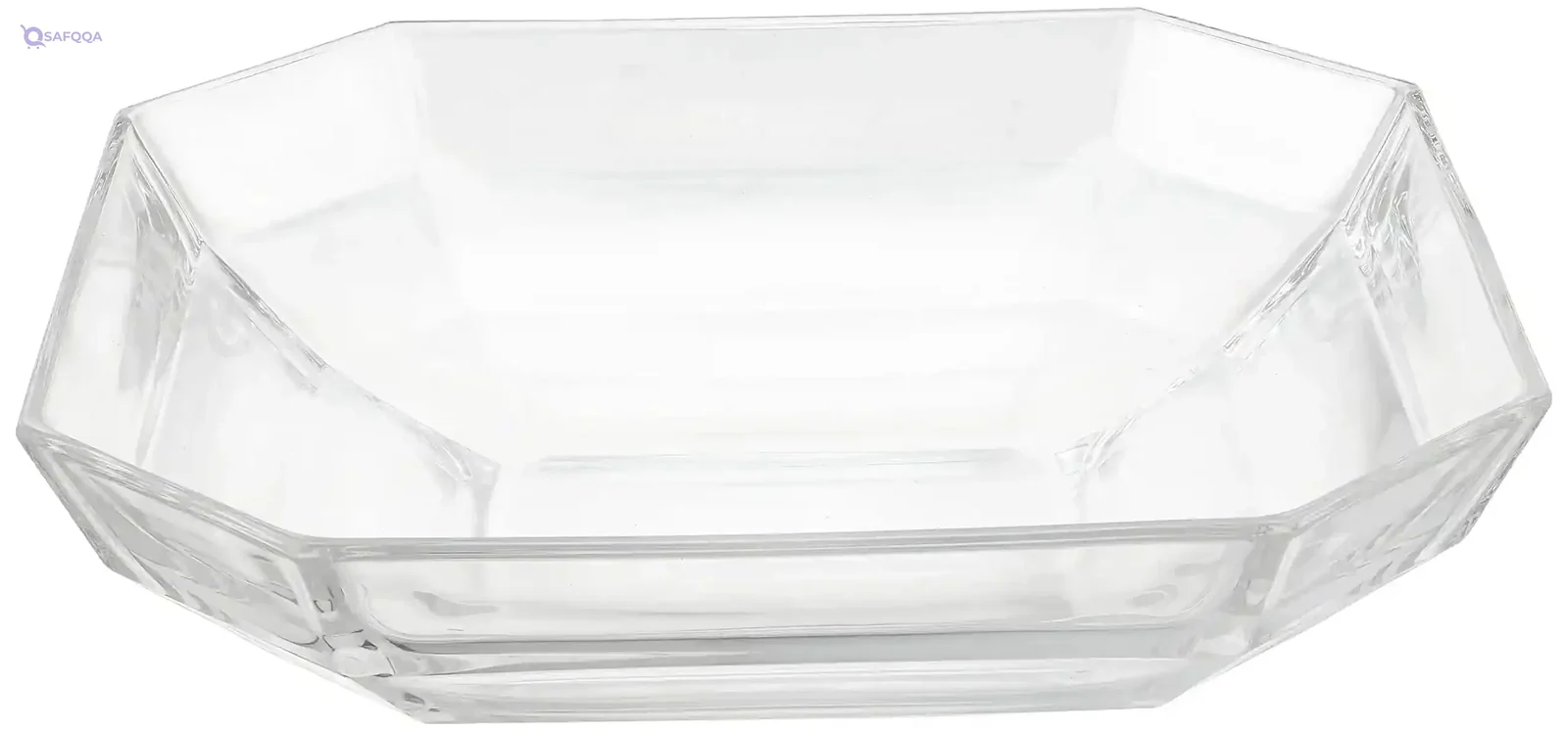 Vidivi Glass Food Serving Plate, Clear, Open Box Condition