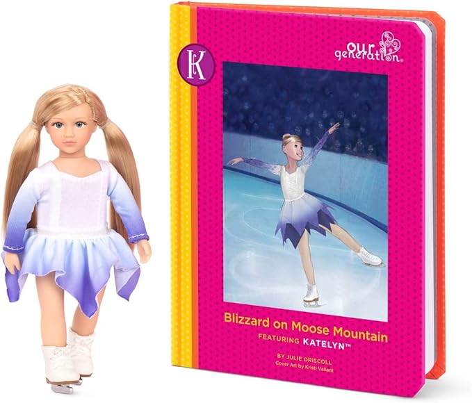 Our Generation Ice Skating Doll with Storybook