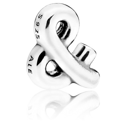 Pandora Ampersand Pendant Necklace in Silver – Elegant Stylish Charm Jewelry for Women