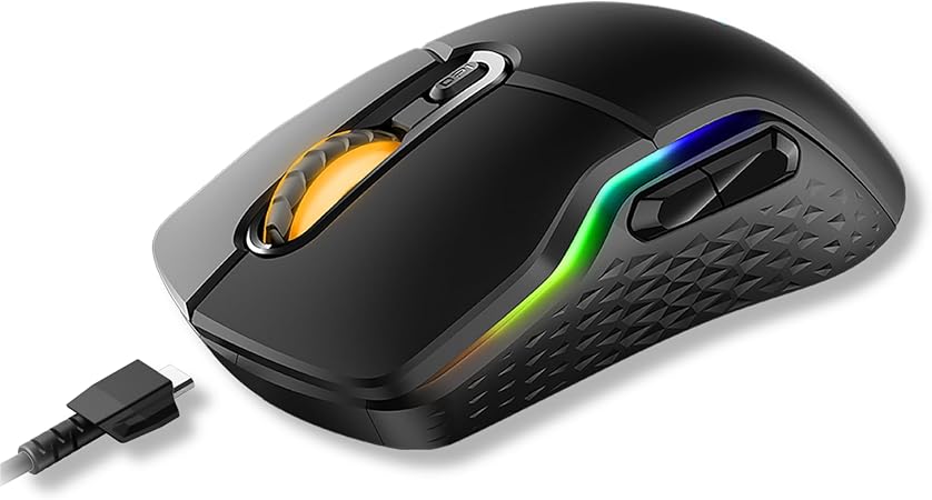 Rapoo VPRO VT200 IR RGB Wired Gaming Mouse – 6200 DPI, Programmable Buttons