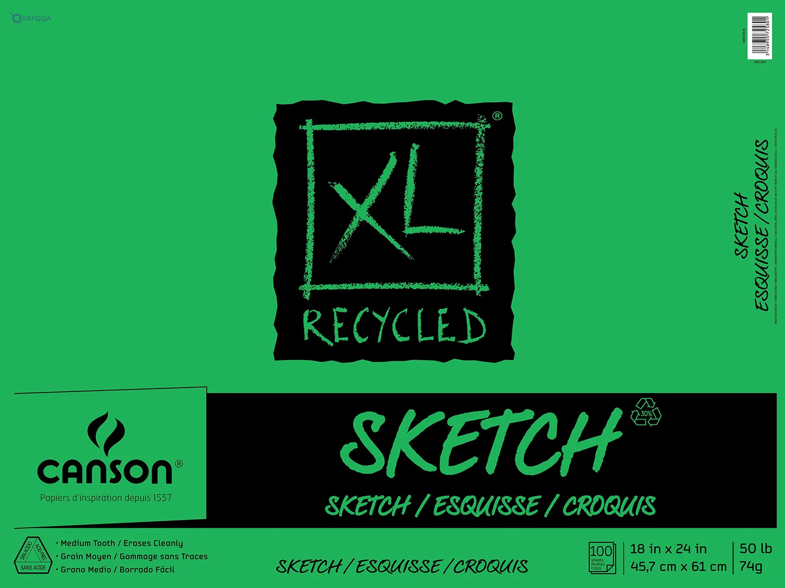 Canson XL Drawing Pad – 46 × 61 cm