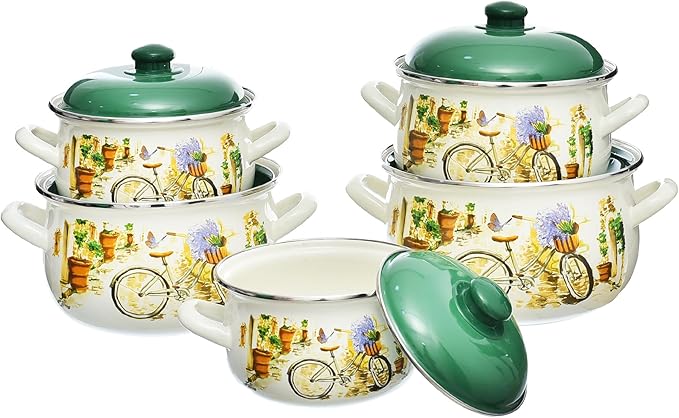 Avsar Coated Cookware Set- 5 Pieces