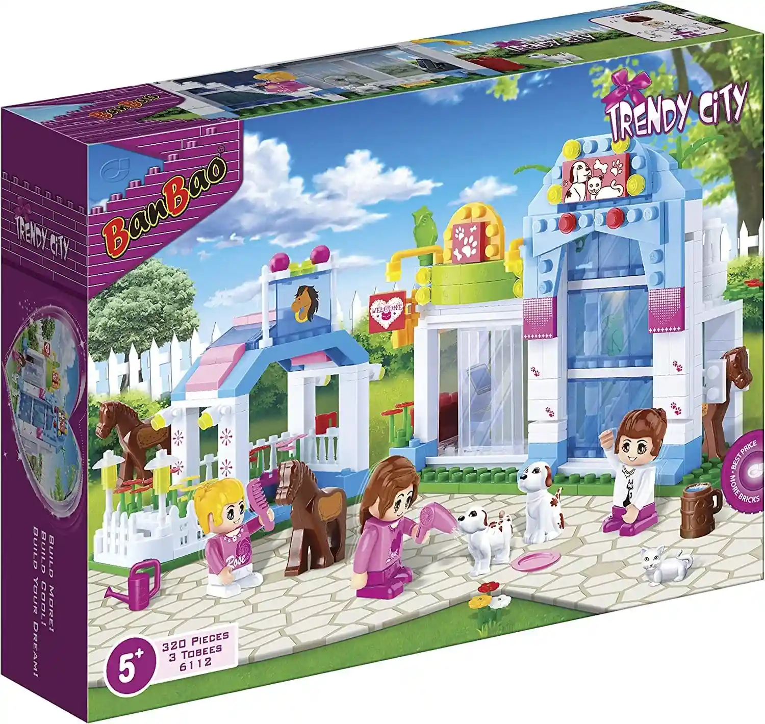 BanBao Trendy City Pet Shop Playset