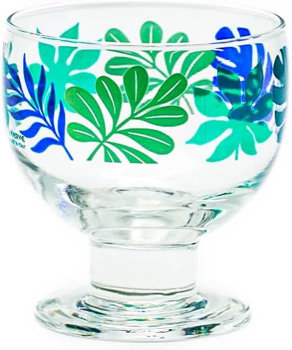Cerve Borneo Ice Cream Glass Cup Set – 2 Pieces, 450ml Capacity
