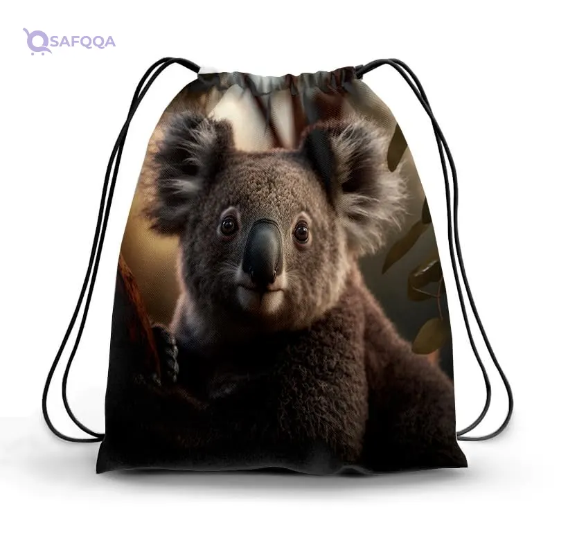 TAT Drawstring Bag Large Lightweight Gym Sports Backpack Casual Daily Use