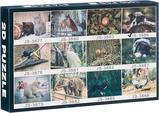 Generic Aurora Plastic Jigsaw Puzzle Set of 1000 Pieces for Kids