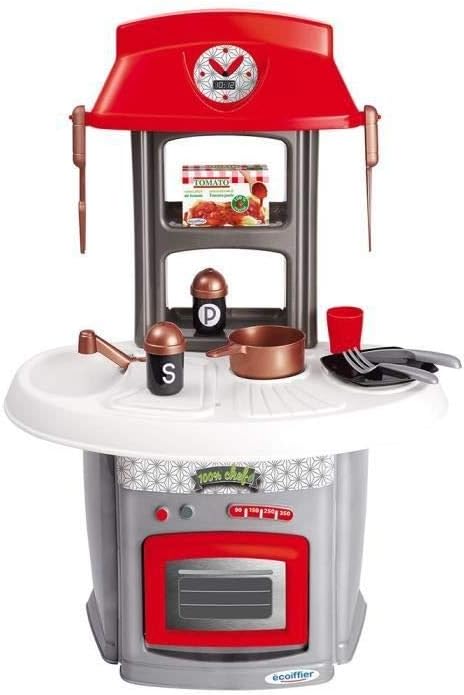 Ecoiffier Italian Kitchen Play Set for Kids – Fun Cooking Role Play Toy for Boys and Girls