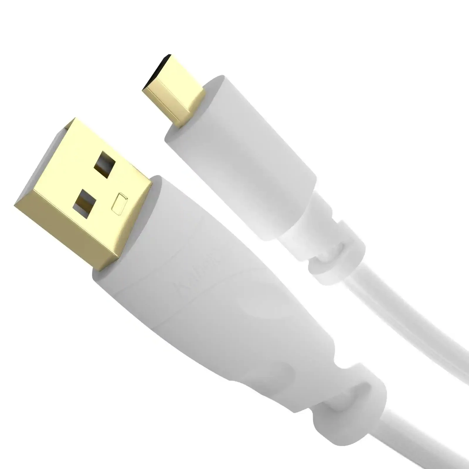 KabelDirekt 551 Micro USB Cable 1m – USB 2.0 Fast Charging & Data Sync Cable – TOP Series White