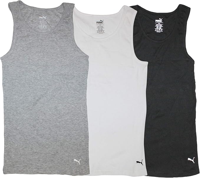 PUMA Men's Undershirts 3-Pack