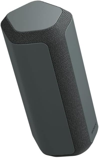 Sony SRS-XE300 Wireless Portable Bluetooth Speaker with 24-Hour Battery, Waterproof, Dustproof & Shockproof – Black