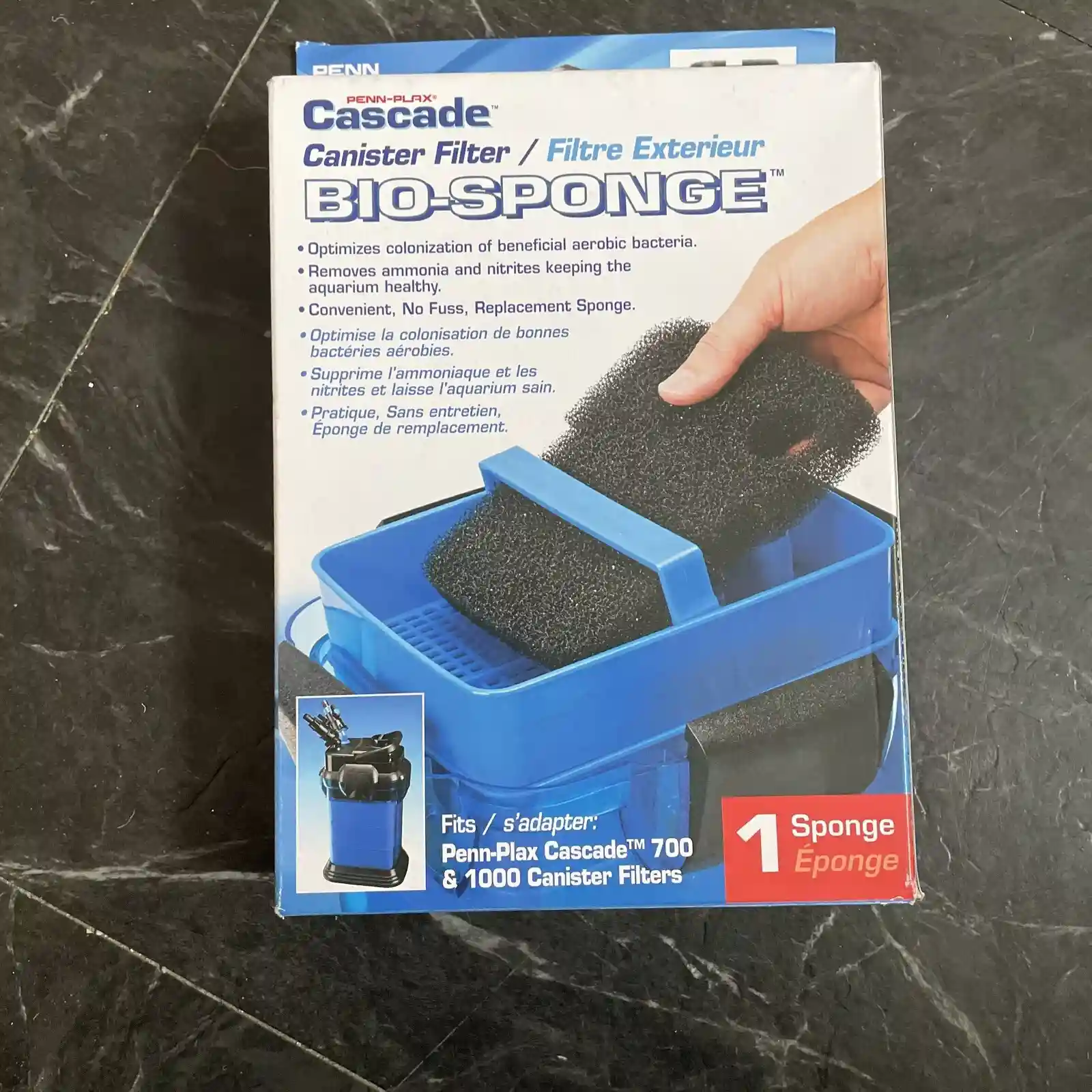Cascade Kitchen Cleaning Sponge 1 Pack Black