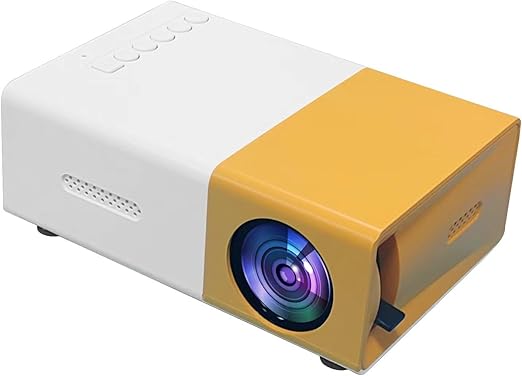 Portable Mini LED Projector with 1080P Support for Home Theater, Meetings & Parties