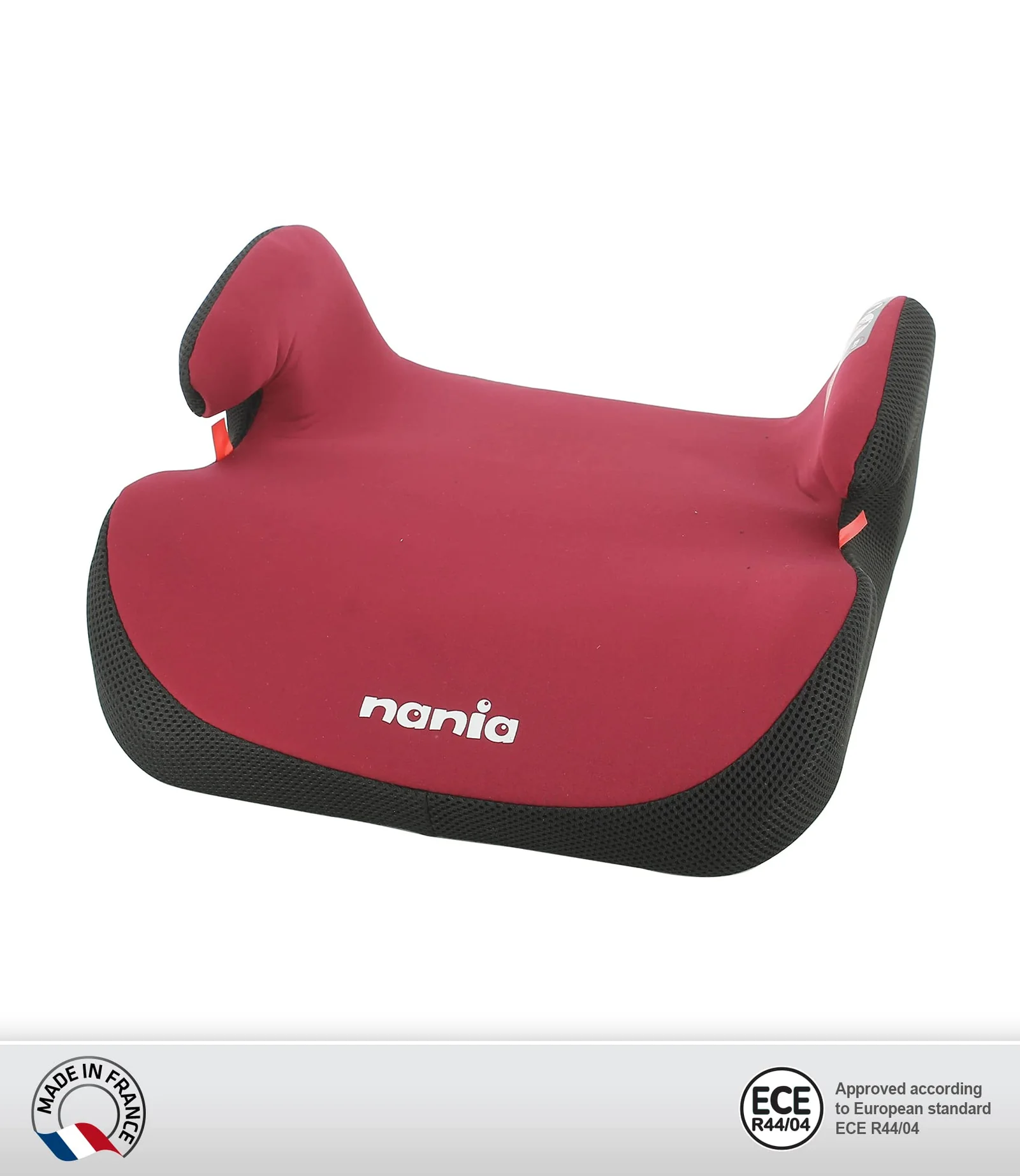 Nania Booster Seat for Kids Lightweight Comfortable Dark Red
