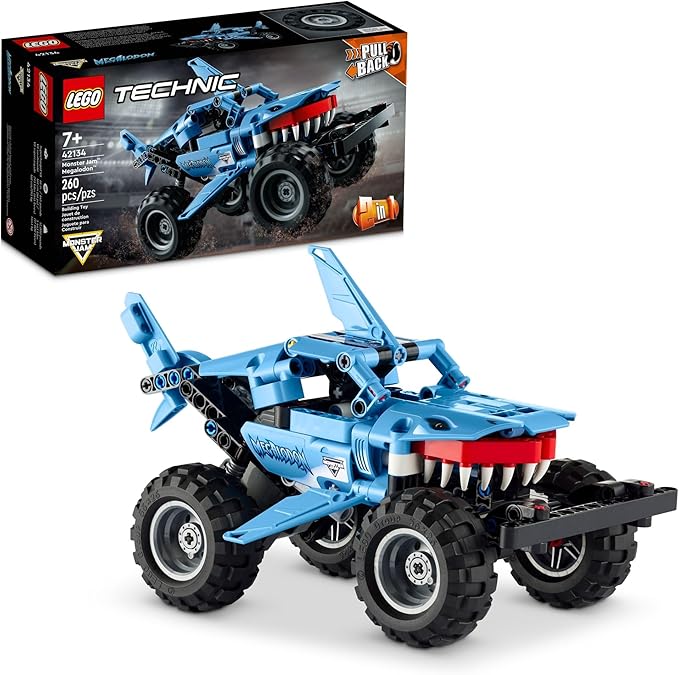 Monster Jam Building Set Car Model for Kids 7+ Multi Color - Open Box