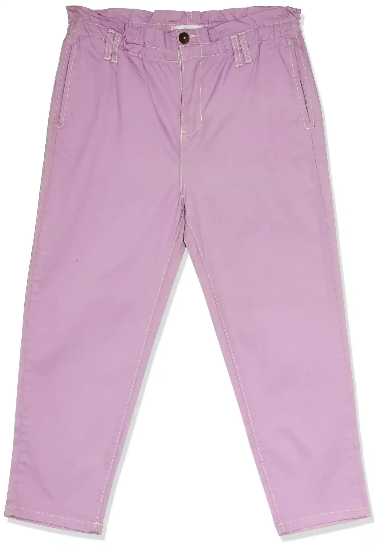VONKEL Girls chino trousers pants purple comfortable casual pants for girls age 9